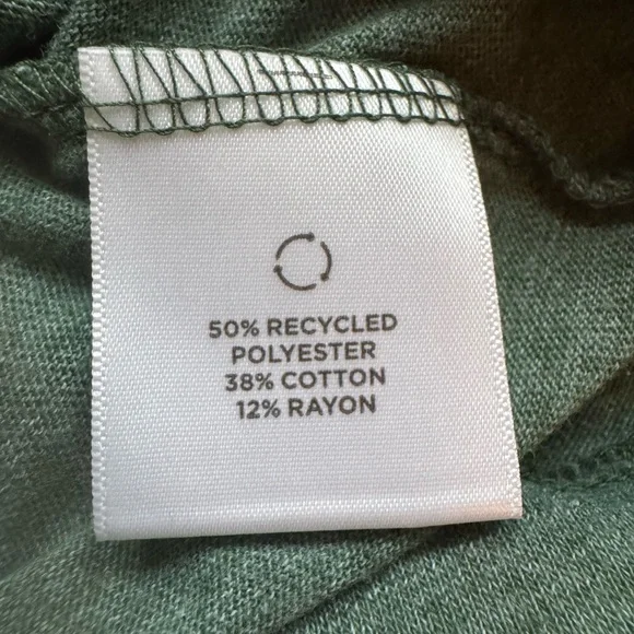 NWT Miami Hurricanes Green V-Neck T-Shirt with Orange and White Accents Size S - Picture 5 of 6